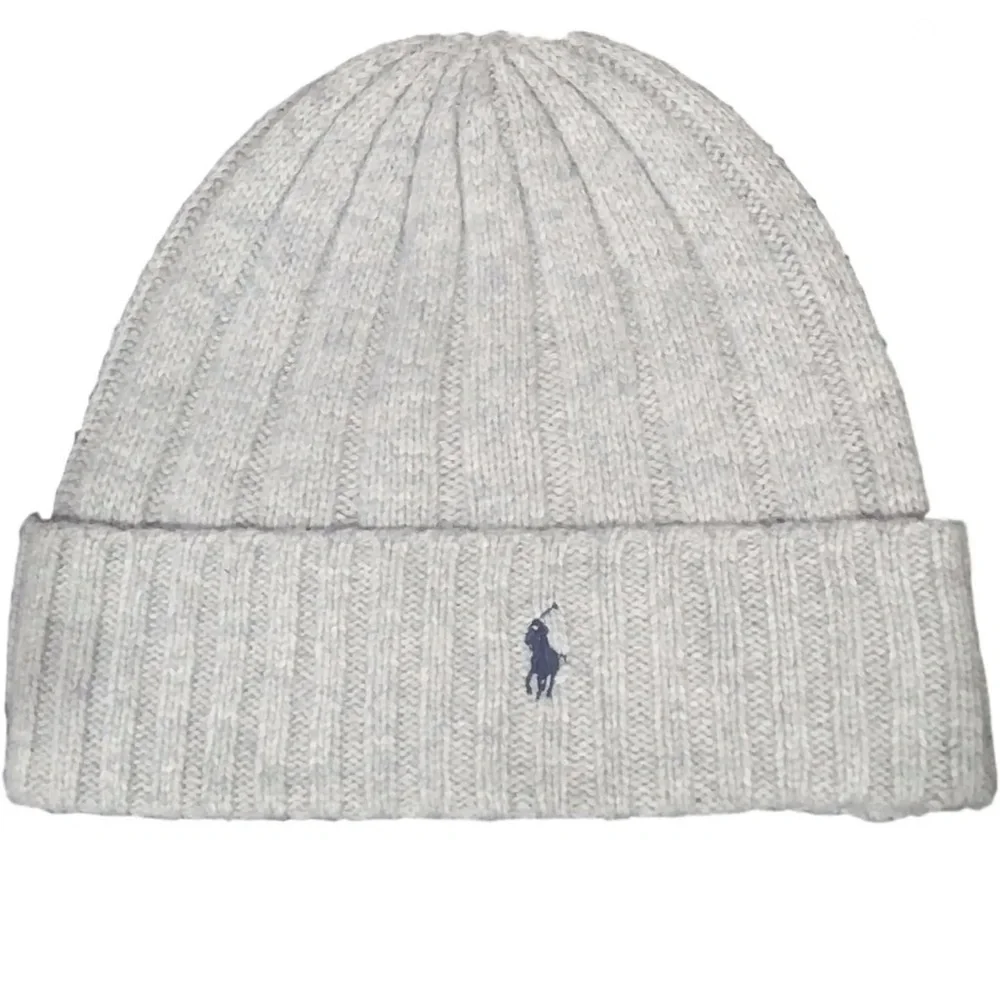 Polo Ralph Lauren Men's Signature Merino Cuffed Beanie - Picture 1 of 9